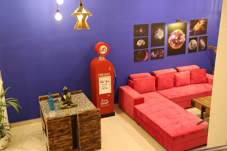 Pinterest theme Blue door villa with movie room, Gautam Buddha Nagar