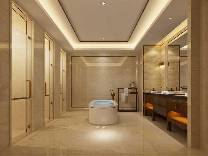 Bathroom, Crowne Plaza Moscow - Park Huaming by IHG, North-Eastern