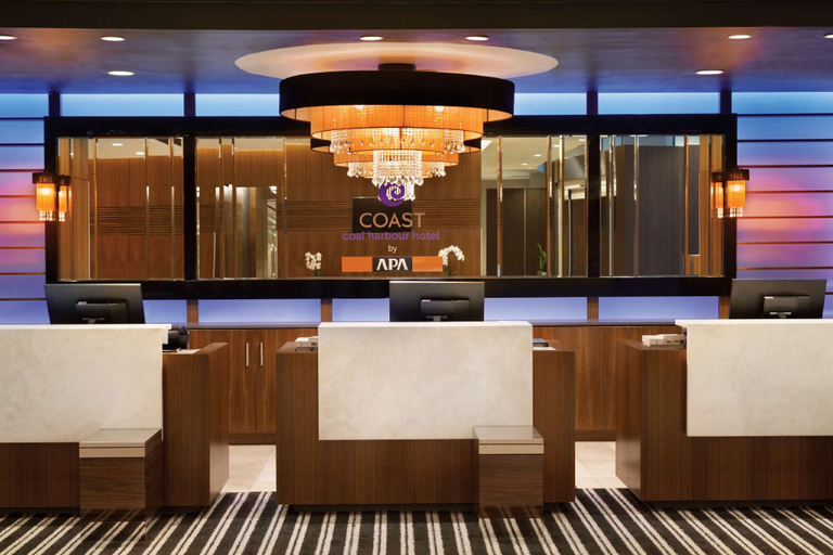 Lobby, Coast Coal Harbour Hotel by APA, Greater Vancouver