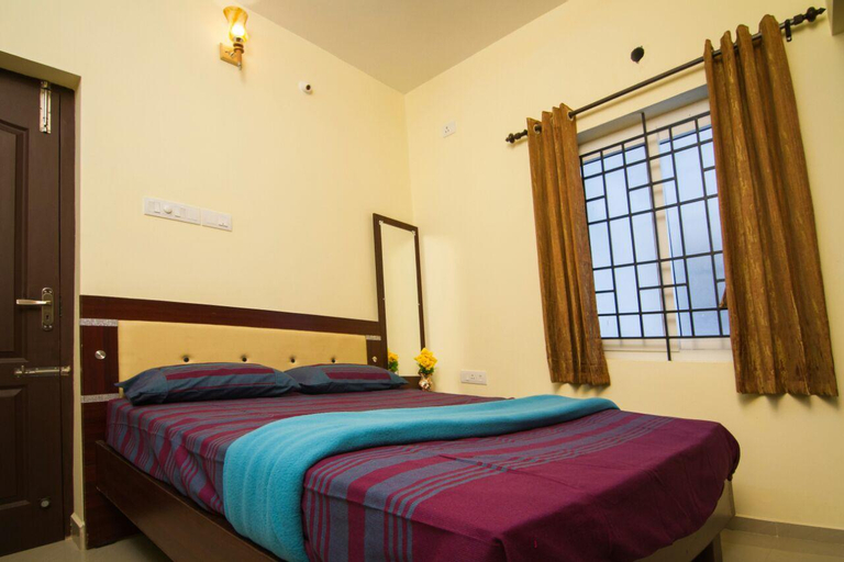 Bedroom 2, Viswa Serviced Apartments, Madurai