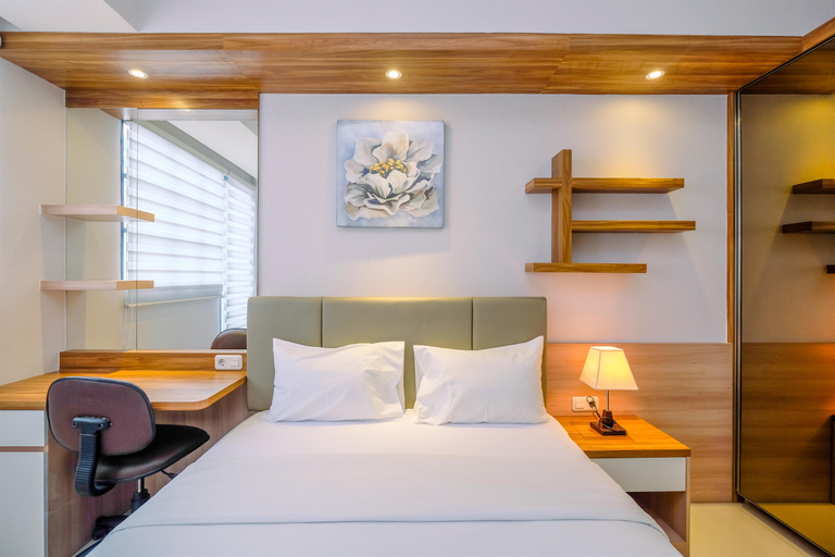 Bedroom 2, Elegant Studio at Evenciio Apartment Margonda By Travelio, Depok