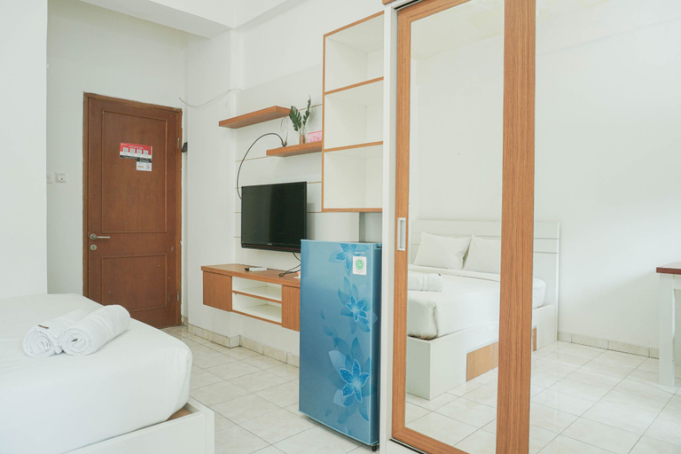 Bedroom 4, Homey Studio Margonda Residence 1 Apartment By Travelio, Depok