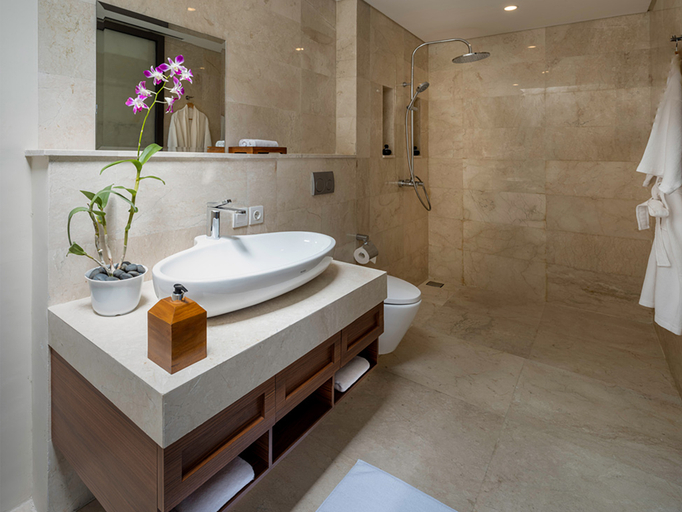 Bathroom 5, Villa Kailasha, Tabanan