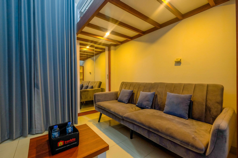 Public Area, Homey and Comfort Living Studio Room at Dave Apartment By Travelio, Depok