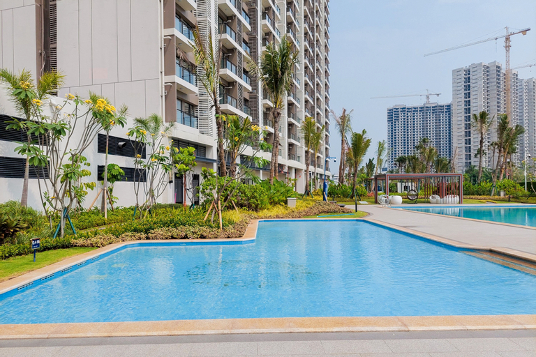 Sport & Beauty 4, Simple and Cozy Living Studio at Sky House BSD Apartment By Travelio, South Tangerang