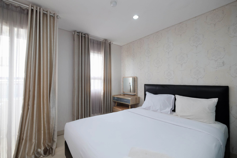 Bedroom 4, Simply Clean and Cozy 1BR With Sofabed at Atlanta Residence Apartment By Travelio, Depok