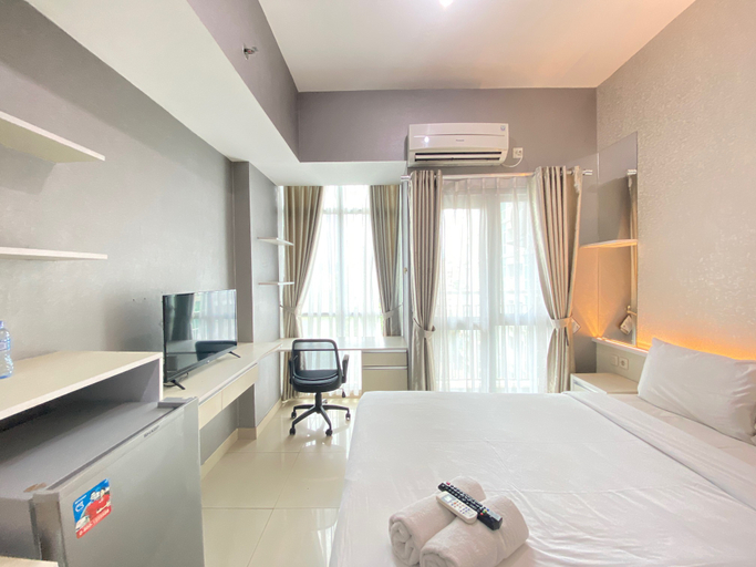Bedroom 2, Pleasant Studio Room at Taman Melati Jatinangor Apartment By Travelio, Sumedang