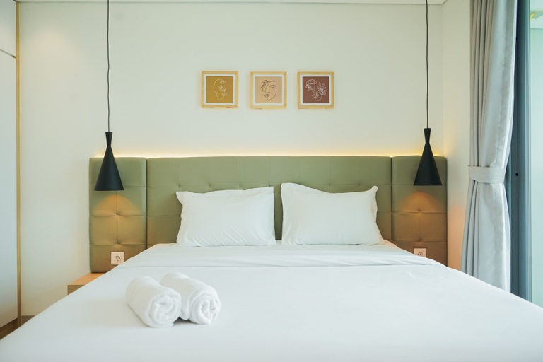 Bedroom 2, Comfort and Minimalist Studio at Embarcadero Bintaro Apartment By Travelio, Tangerang Selatan