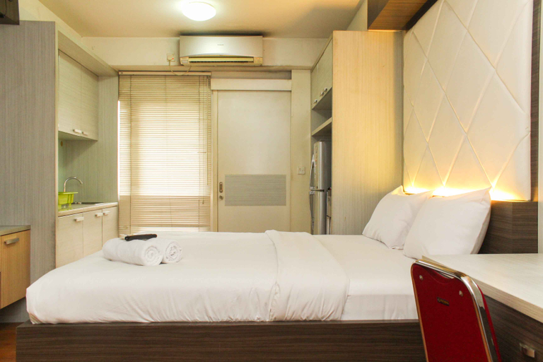 Bedroom 3, Comfort Studio Apartment at Metropark Condominium Jababeka By Travelio, Cikarang