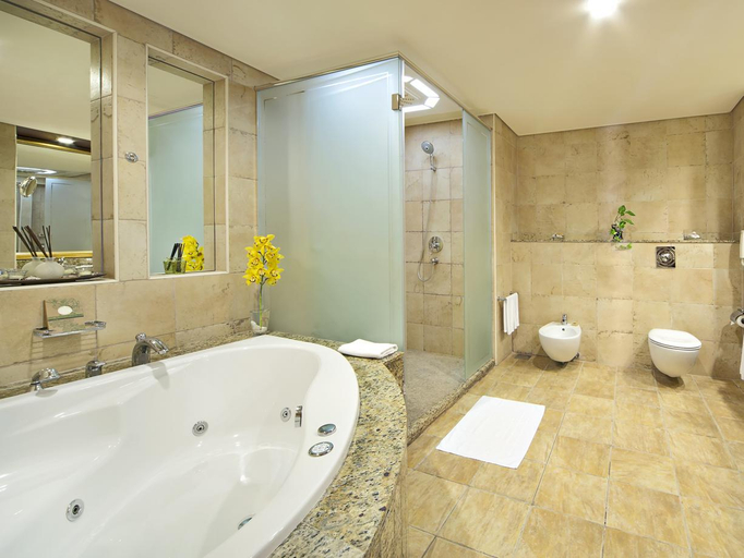 Bathroom 5, Danat Jebel Dhanna Resort