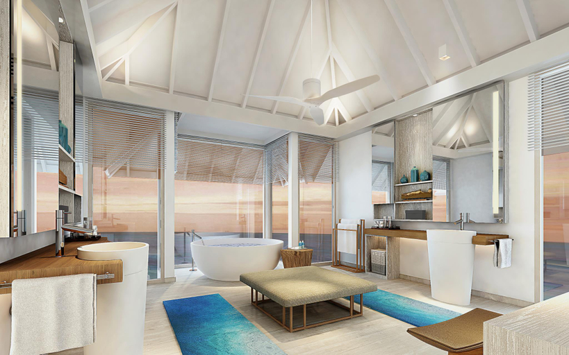 Bathroom 2, LUX* South Ari Atoll