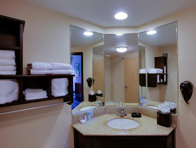 Bathroom 5, Hampton Inn Harrisburg/Grantville/Hershey, Dauphin