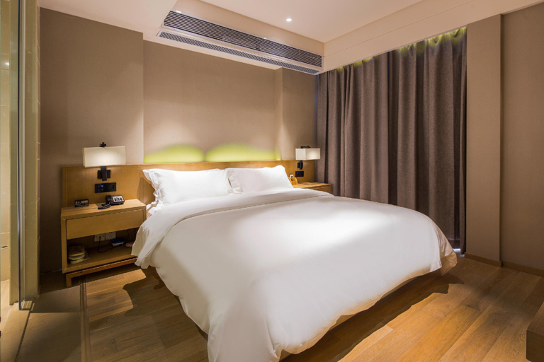 Bedroom, V8 Ziyuangang Hotel, Guangzhou
