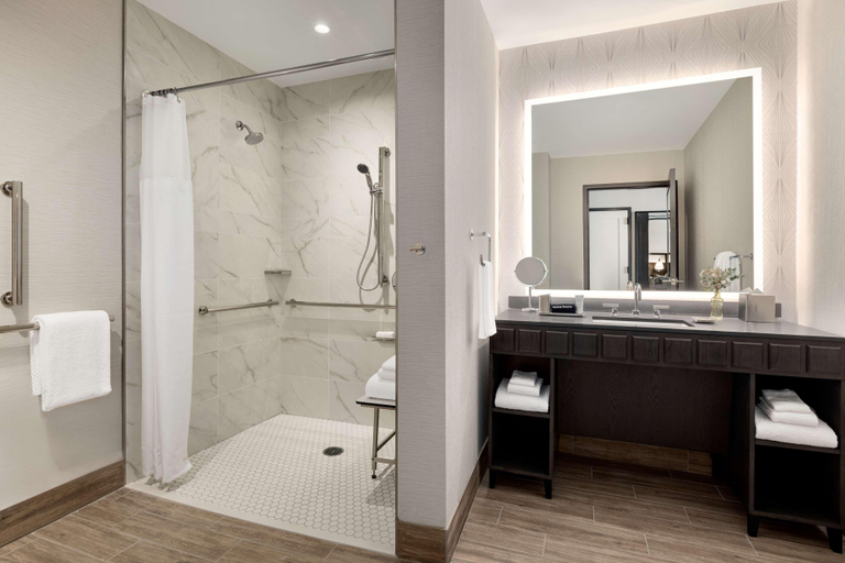 Bathroom 4, Valley Hotel Homewood Birmingham, Curio Collection, Jefferson