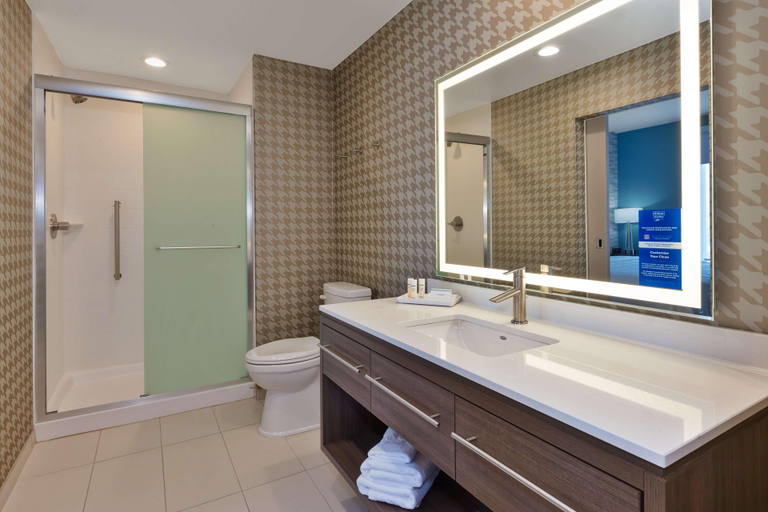 Bathroom 4, Home2 Suites by Hilton Tucson Airport, Pima