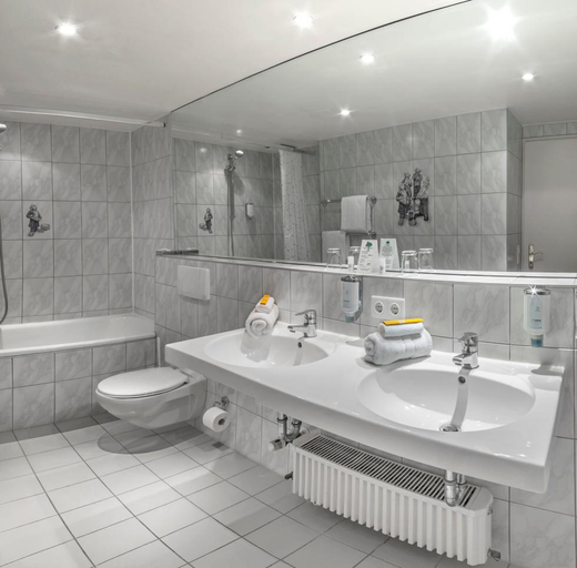 Bathroom 3, Hotel Drei Loewen, München