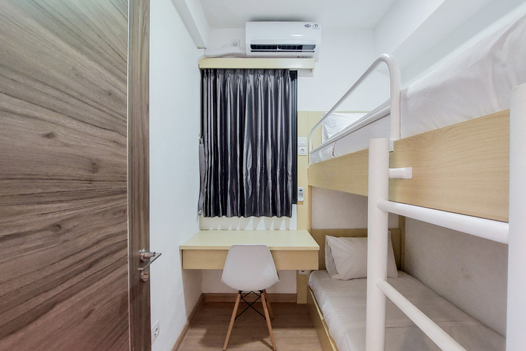 Bedroom 3, Fully Furnished with Cozy Design 2BR at Sky House BSD Apartment By Travelio, South Tangerang