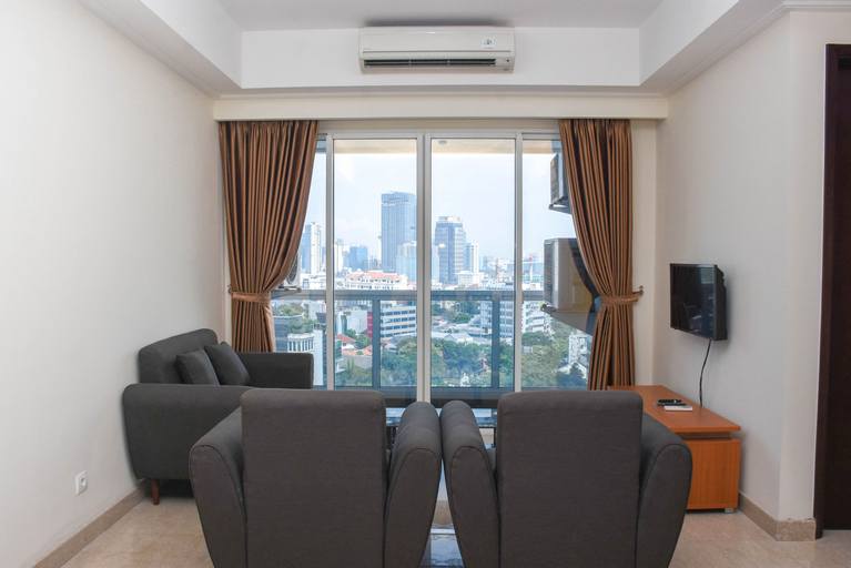Exterior & Views 2, Nice and Spacious 3BR at Menteng Park Apartment By Travelio, Central Jakarta
