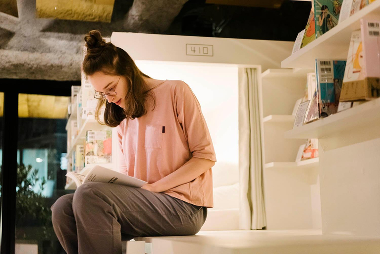 Public Area, MANGA ART HOTEL, TOKYO - Hostel, Chiyoda
