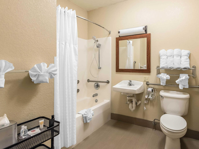 Bathroom, Comfort Inn & Suites Pittsburg KS, Crawford