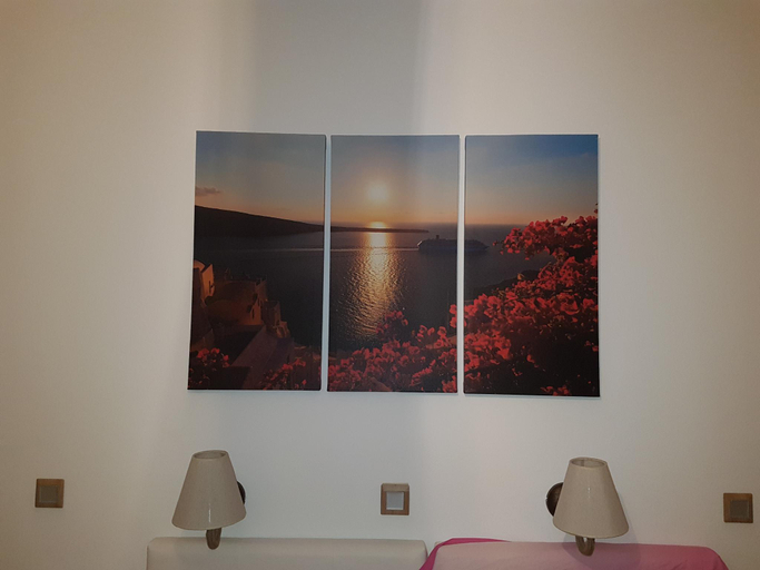 Bedroom 3, Santorini Family Apartments, South Aegean