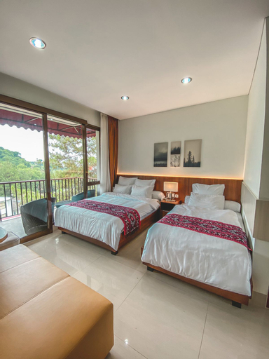 Bedroom 2, Platinum Dago Resort Villa 15px With Private Pool Bandung, Bandung