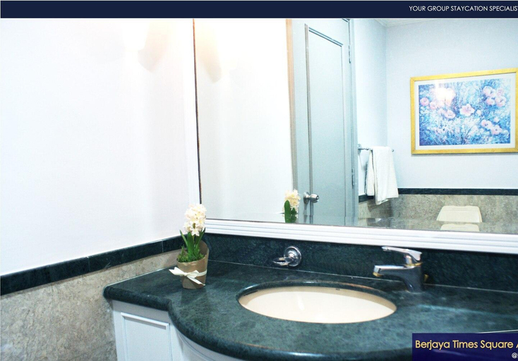 Bathroom 5, Two Bedroom Suite @ Berjaya Times Square , Kuala Lumpur