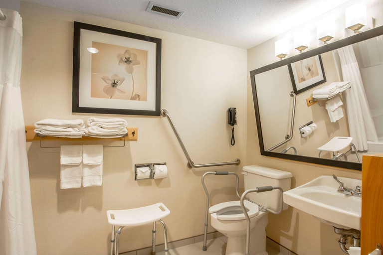 Bathroom 5, Quality Inn Quesnel, Cariboo