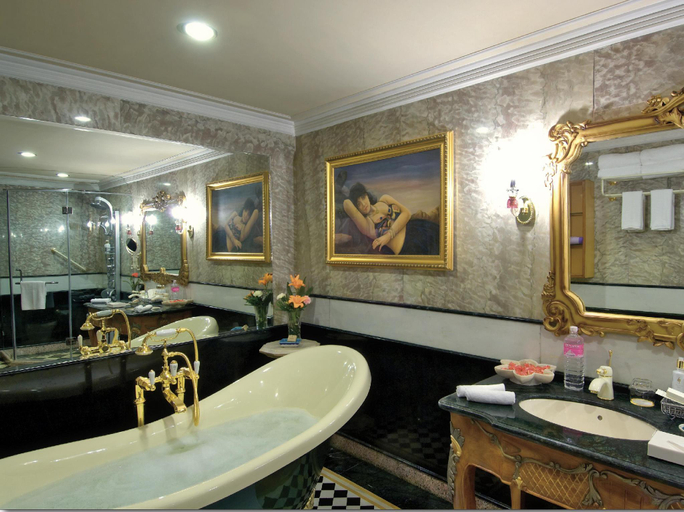 Bathroom 2, The Shiv Vilas Resort, Jaipur