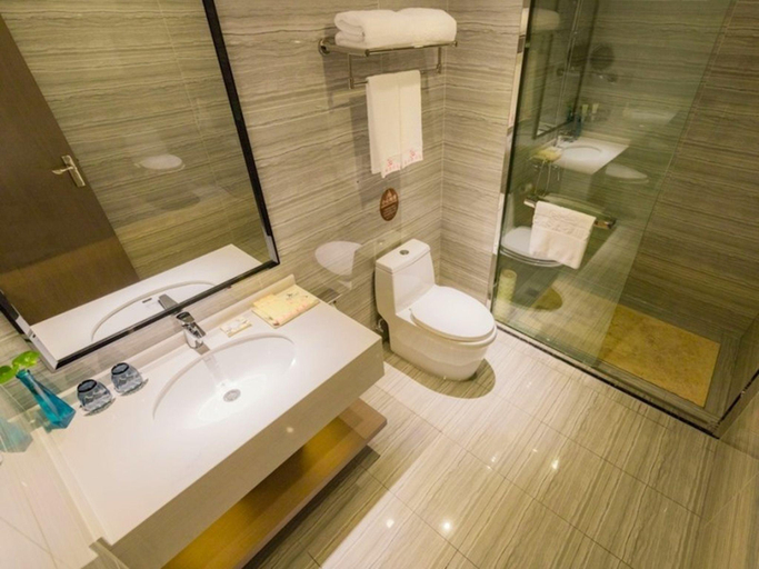Bathroom, GreenTree Eastern Wuxi Xinwu District Jichang Road Hotel, Wuxi