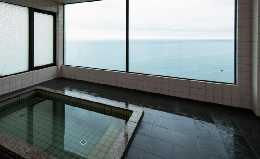 Bathroom 2, Oyashirazu Kanko Hotel, Itoigawa