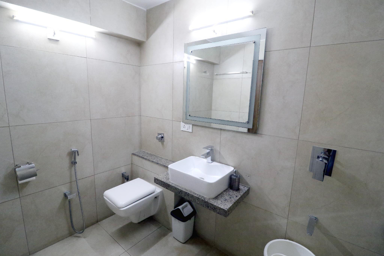 Bathroom 4, Hotel Foliage, Jamnagar