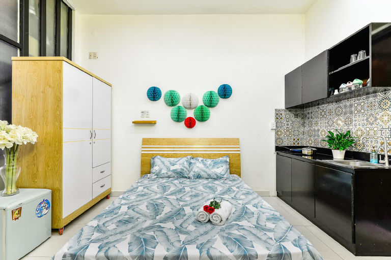 Bedroom 2, Design Budget Studio 5min to BuiVien&Bus stationM, District 1