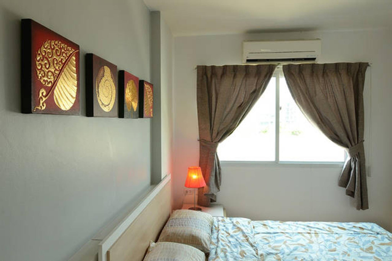 Bedroom 2, One bdrm condo, 5 min.walk 2 BTS, Fiber optic WiFI, Wattana
