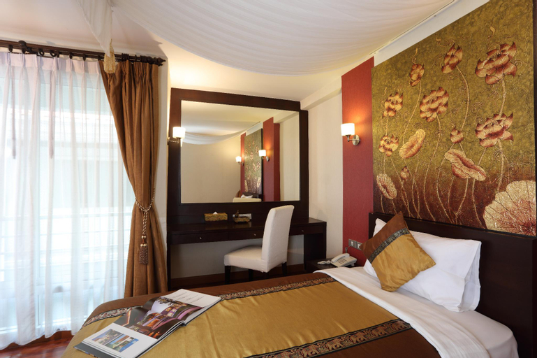 Bedroom 2, Thai style decoration room in Bkk silom, Bang Rak