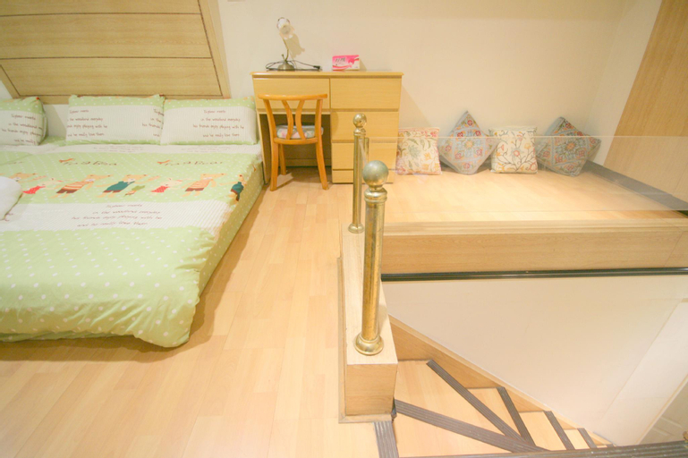 Bedroom 2, 10Taichung City/elevator/live 2-6 people/free wifi, Taichung