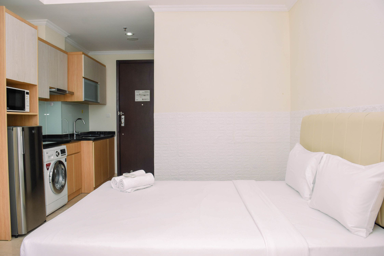 Bedroom 3, Fancy and Nice Studio Room at Menteng Park Apartment By Travelio, Jakarta Pusat