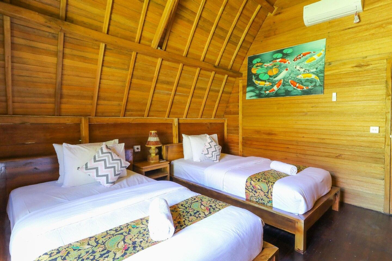 Bedroom 2, Twin Bed Room- Nyuh Gading Bungalow - Nusa Penida, Klungkung