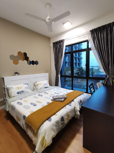 Bedroom 3, Geniehome PoolView 3BR 100mbps@Utropolis Shah Alam, Shah Alam