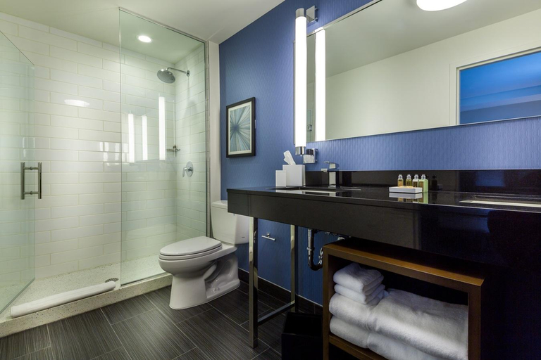 Bathroom 4, The Godfrey Hotel Chicago, Cook