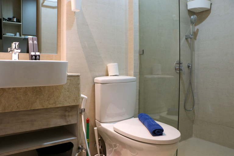 Bedroom 3, Nice and Stylist Studio at Gold Coast Apartment By Travelio, North Jakarta