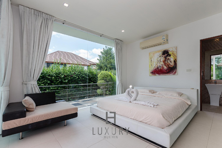 Bedroom 3, Unique 5 Bedroom Pool Villa with Sea View (PM-C1), Hua Hin