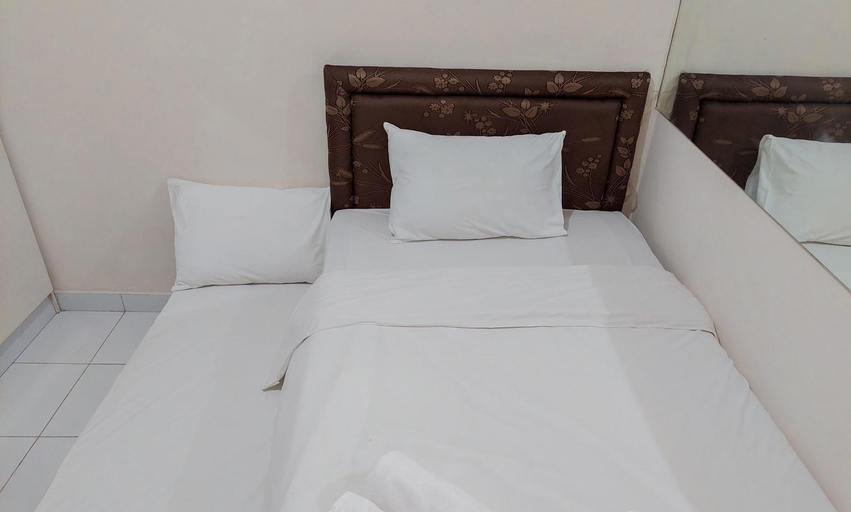 Bedroom 3, Comfy Studio Apartment at Aeropolis Residence near Soetta By Travelio, Tangerang