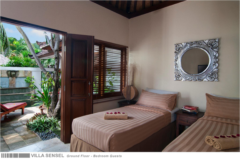 Bedroom 3, 6BR Villa Sensel - Minggu Villas Seminyak, Badung