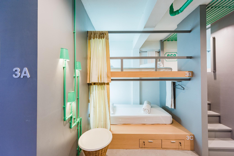 Bedroom 3, Eco Hostel Phuket, Phuket Island