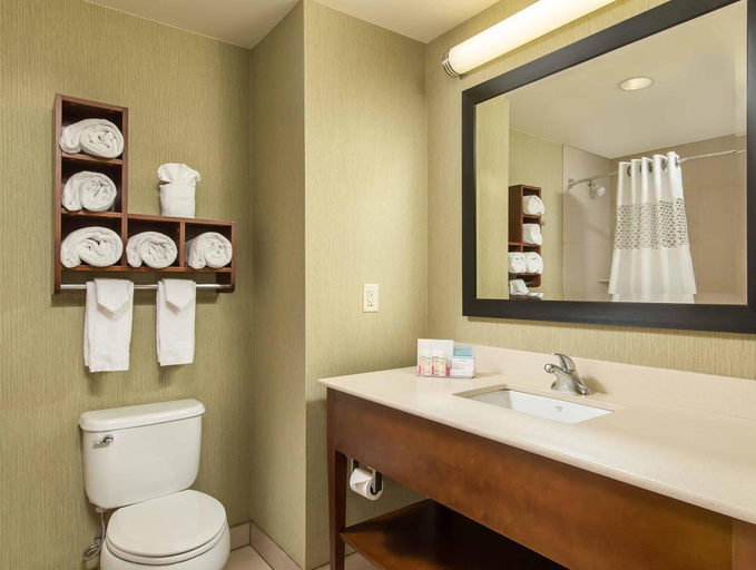 Bathroom, Hampton Inn Cleveland, Bradley