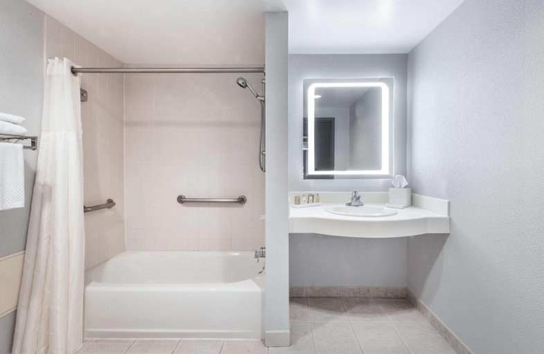 Bathroom 5, DoubleTree by Hilton Newark Penn Station, Newark