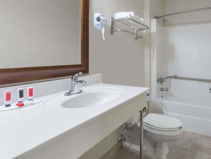 Bathroom 2, Econo Lodge Forest City, Rutherford