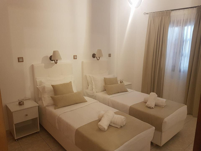 Bedroom 3, Santorini Family Apartments, South Aegean