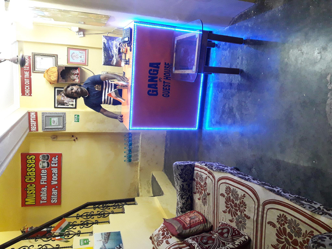 Public Area, Ganga Paying Guest House, Varanasi